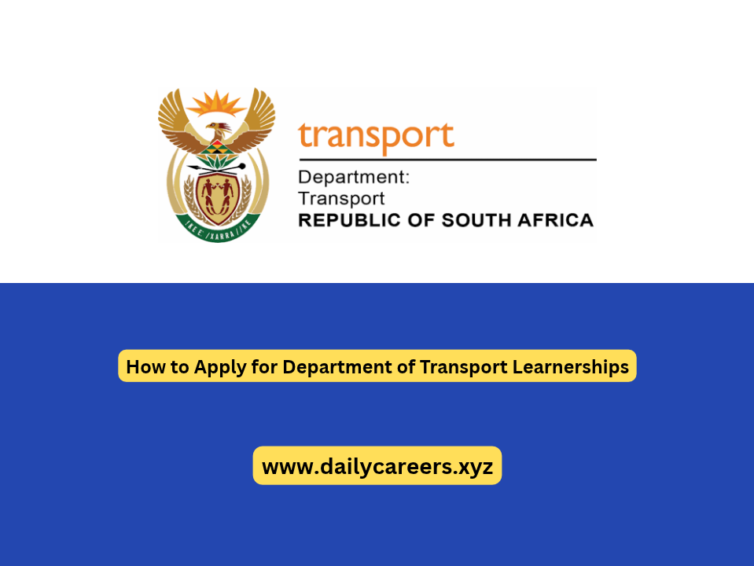 How to Apply for Department of Transport Learnerships