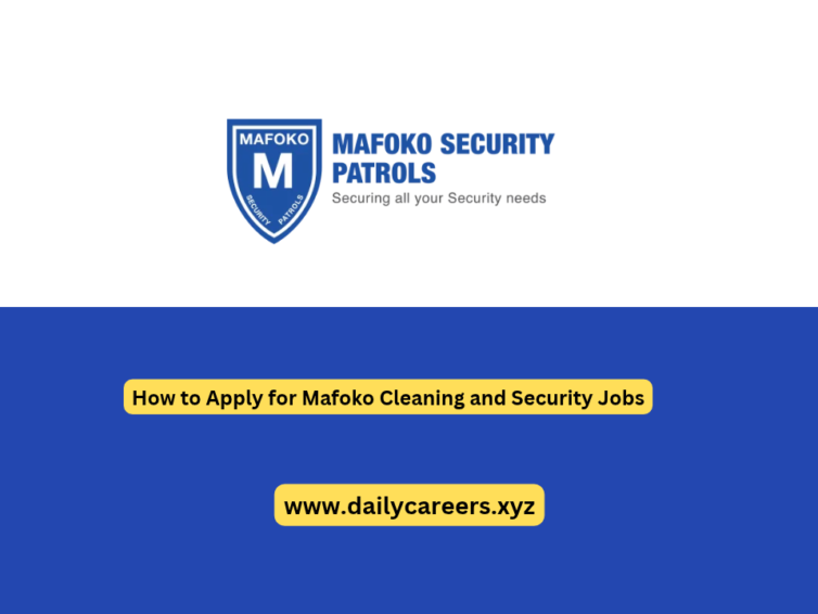 How to Apply for Mafoko Cleaning and Security Jobs
