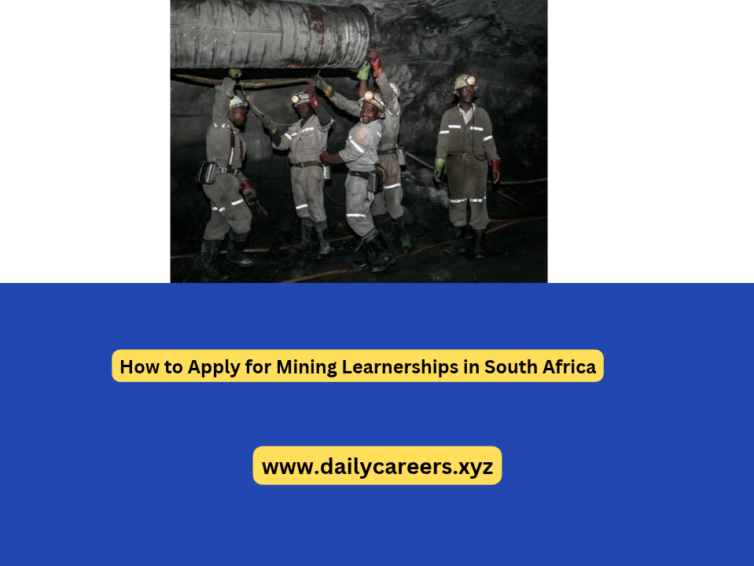 How to Apply for Mining Learnerships in South Africa