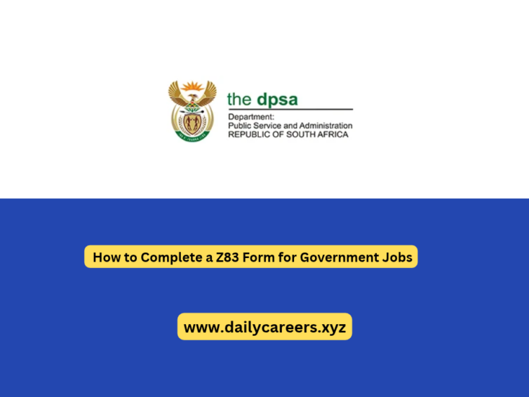How to Complete a Z83 Form for Government Jobs